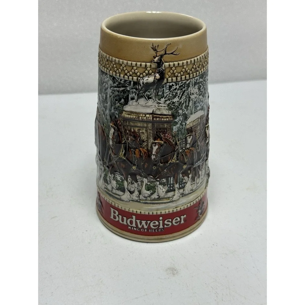Rare Vintage 1987 Budweiser Holiday Beer 